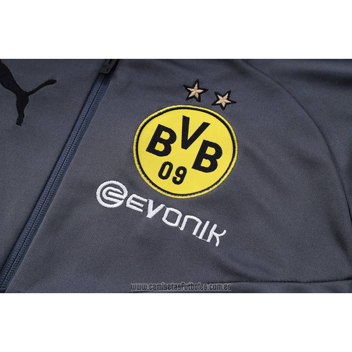Chandal de Sudadera del Borussia Dortmund 2022-2023 Gris